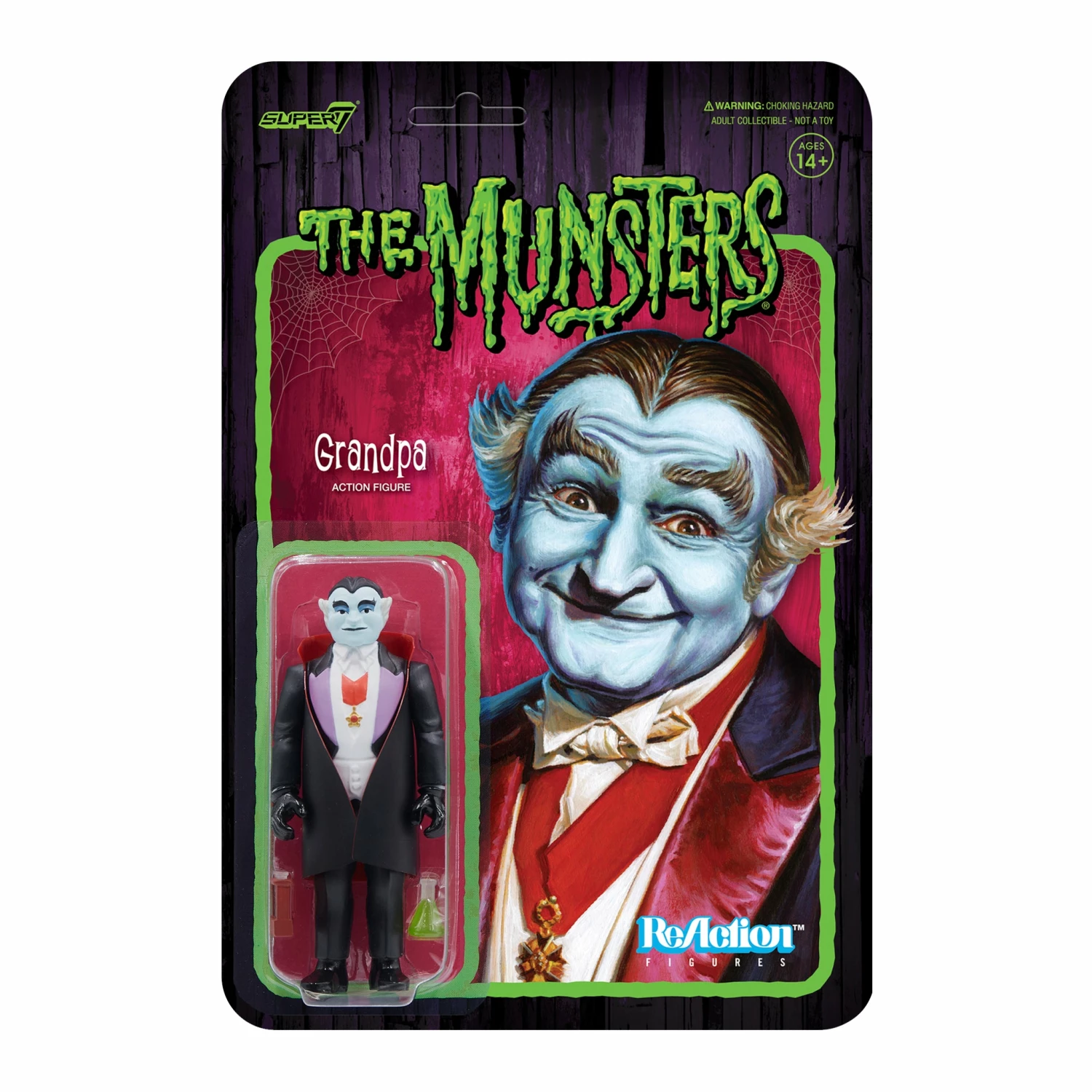 SUPER7 Munsters ReAction Figures Wave 1 - Grandpa 3 SUPER7 Munsters ReAction Figures Wave 1 - Grandpa