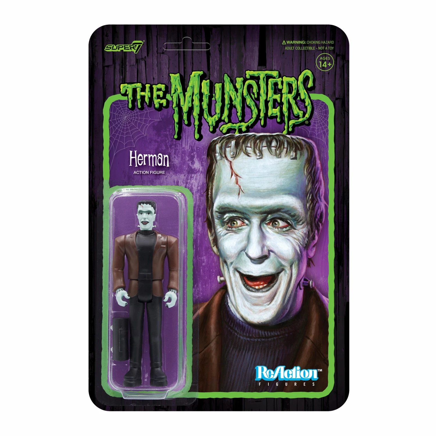 SUPER7 Munsters ReAction Figures Wave 1 - Herman Munster 3 SUPER7 Munsters ReAction Figures Wave 1 - Herman Munster