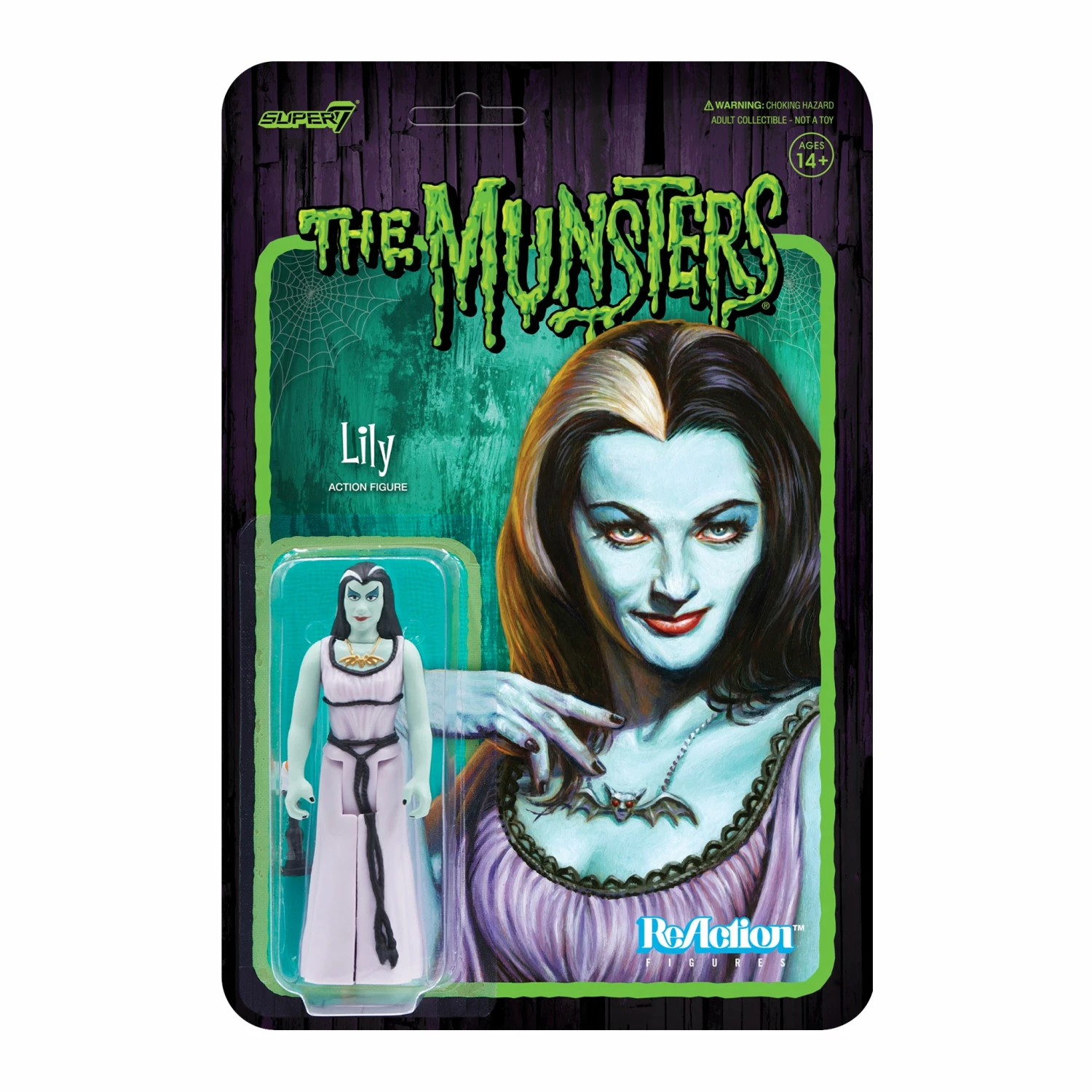 SUPER7 Munsters ReAction Figures Wave 1 - Lily 3 SUPER7 Munsters ReAction Figures Wave 1 - Lily