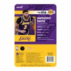SUPER7 NBA Supersports Figure Wave 3 - Anthony Davis (Lakers) [Purple Statement] -SUPER7 SHOP RE NBAModern W3 AnthonyDavis backofcard 2048