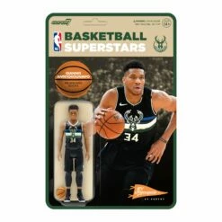 SUPER7 NBA Supersports Figure Wave 3 - Giannis Antentokuompo (Bucks) [Black Statement]