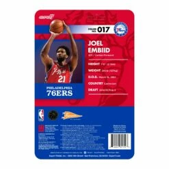 SUPER7 NBA Supersports Figure Wave 3 - Joel Embiid (76ers) [Red Statement] -SUPER7 SHOP RE NBAModern W3 JoelEmbiid backofcard 2048