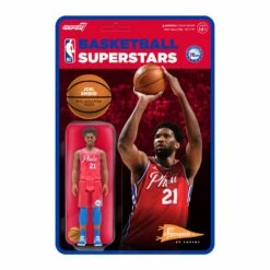 SUPER7 NBA Supersports Figure Wave 3 - Joel Embiid (76ers) [Red Statement]
