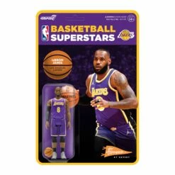 SUPER7 NBA Supersports Figure Wave 3 - LeBron James (Lakers) [Purple Statement]