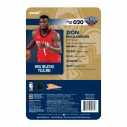 SUPER7 NBA Supersports Figure Wave 3 - Zion Williamson (Pelicans) [Red Statement] -SUPER7 SHOP RE NBAModern W3 ZionWilliamson card backofcard 2048