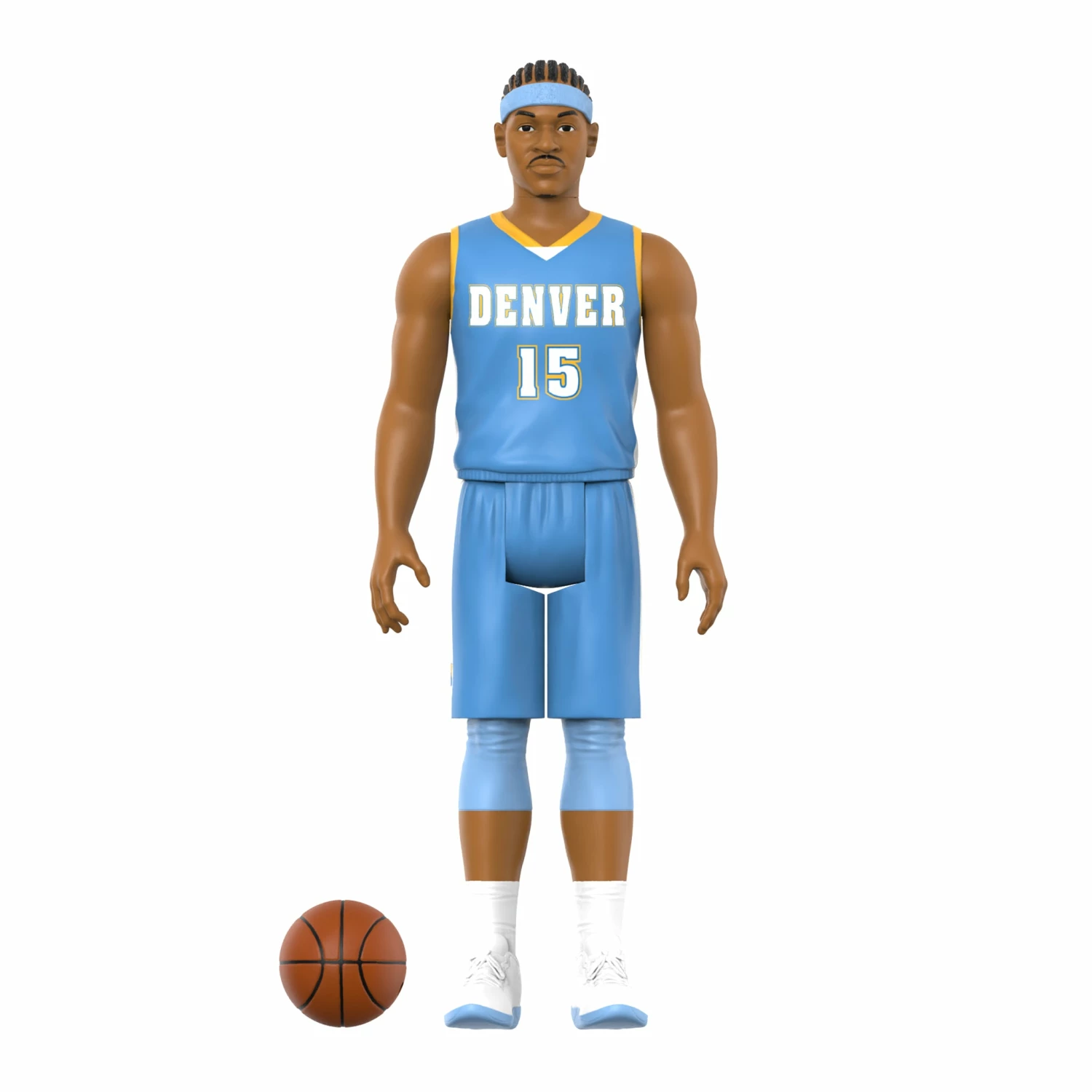 SUPER7 NBA Hardwood Classics ReAction W1 - Carmelo Anthony (Nuggets, Blue) 4 SUPER7 NBA Hardwood Classics ReAction W1 - Carmelo Anthony (Nuggets, Blue) - Image 2