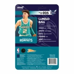 SUPER7 NBA Supersports Figure Wave 4 - LaMelo Ball (Hornets) 7 SUPER7 NBA Supersports Figure Wave 4 - LaMelo Ball (Hornets) -SUPER7 SHOP RE NBA Modern W4 LameloBall backofcard 2048