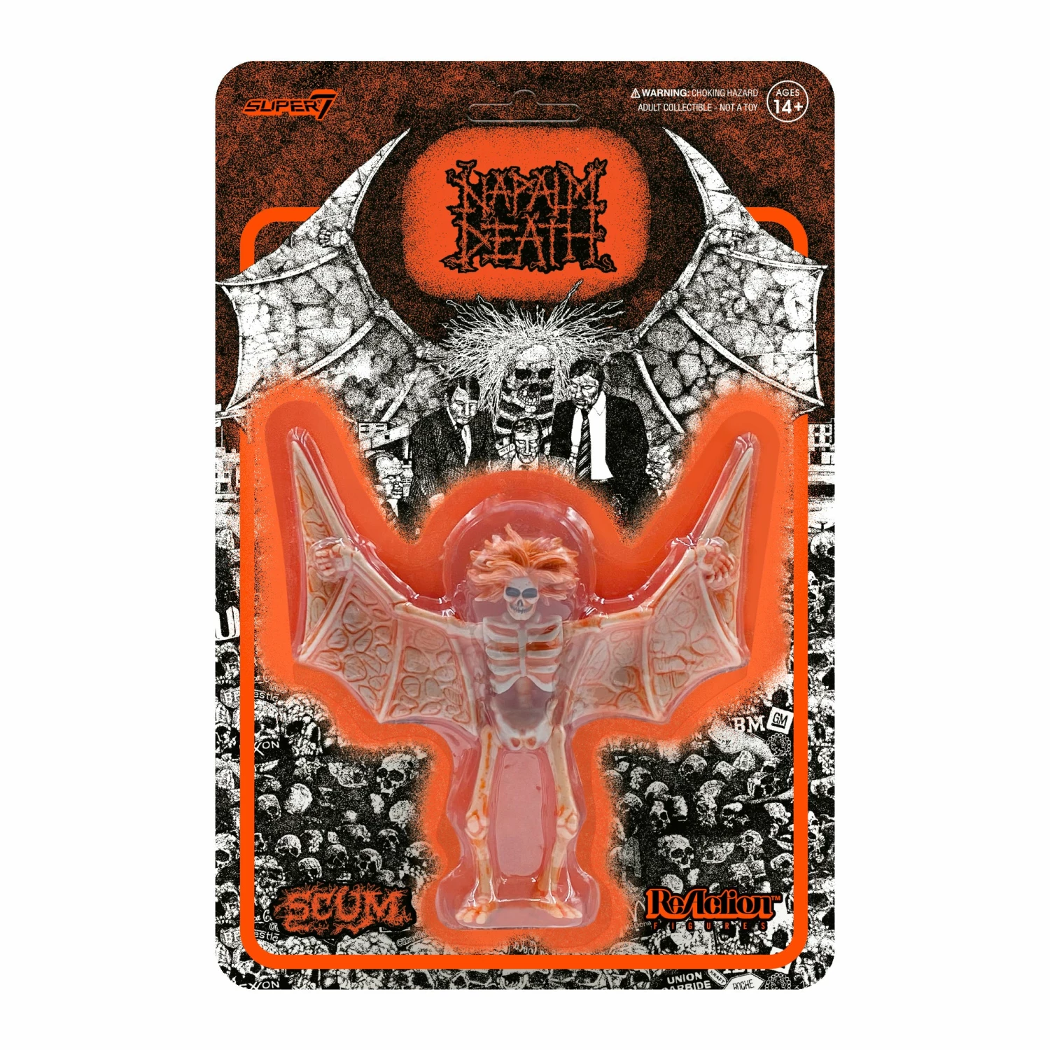 SUPER7 Napalm Death ReAction Figure - Scum Demon (Orange) 3 SUPER7 Napalm Death ReAction Figure - Scum Demon (Orange)