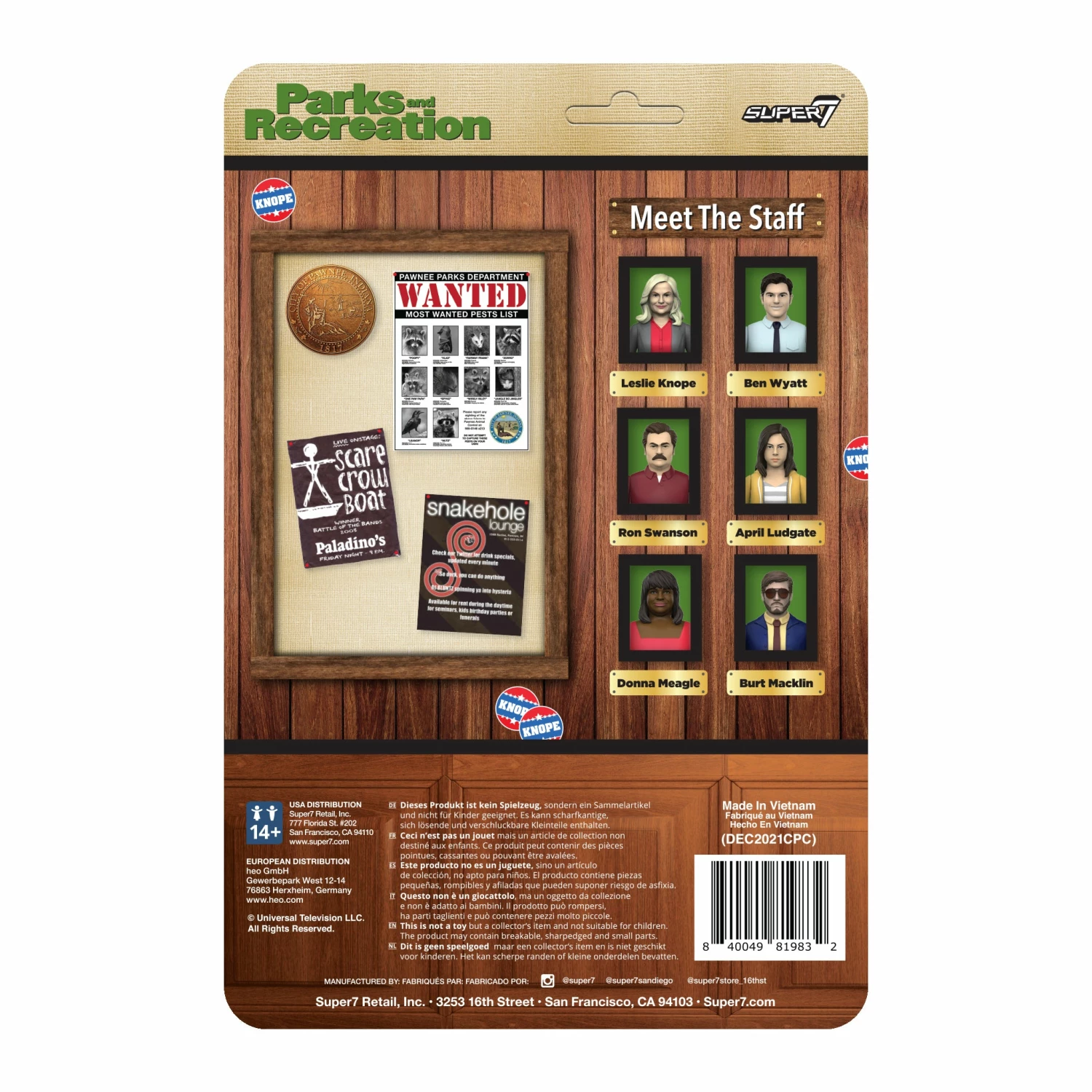 SUPER7 Parks And Recreation ReAction Wave 1 - Ron Swanson 5 SUPER7 Parks And Recreation ReAction Wave 1 - Ron Swanson - Image 3