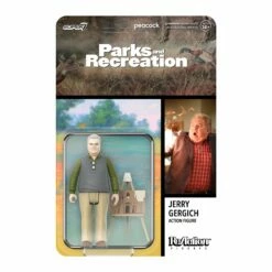 SUPER7 Parks And Recreation ReAction Figures Wave 2 - Jerry Gergich