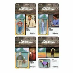 SUPER7 Parks And Recreation ReAction Wave 2 - Set Of 4