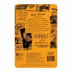 SUPER7 Paul Baloff ReAction Figure - Metal Mania Fanzine Bundle -SUPER7 SHOP RE PaulBaloff W1 zine backofcard 2048
