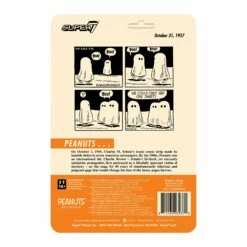 SUPER7 Peanuts ReAction Figure Wave 4 - Linus & Lucy Ghost -SUPER7 SHOP RE Peanuts W4 Halloween LinusandLucyGhost backofcard 2048