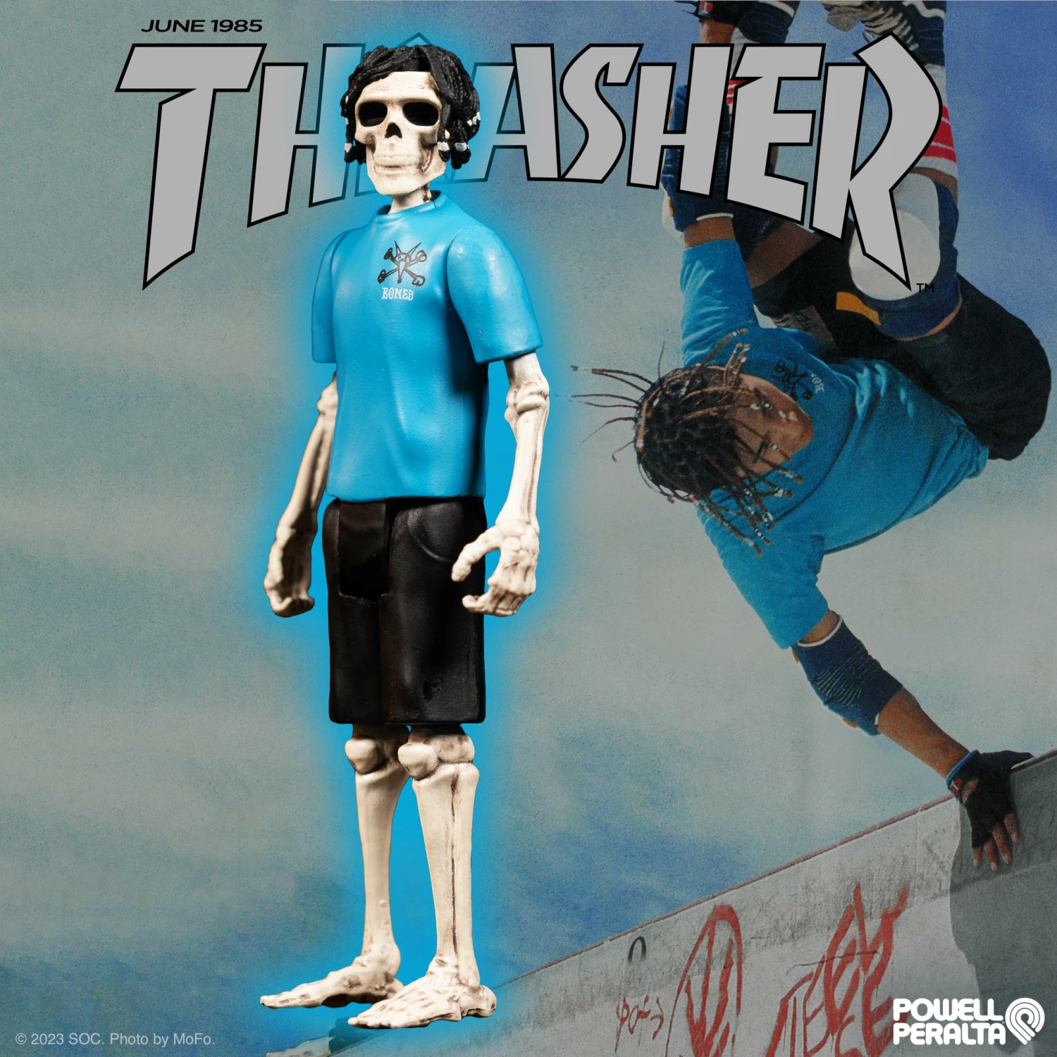 SUPER7 Powell-Peralta ReAction Figure - Steve Caballero (Thrasher) 4 SUPER7 Powell-Peralta ReAction Figure - Steve Caballero (Thrasher) - Image 2