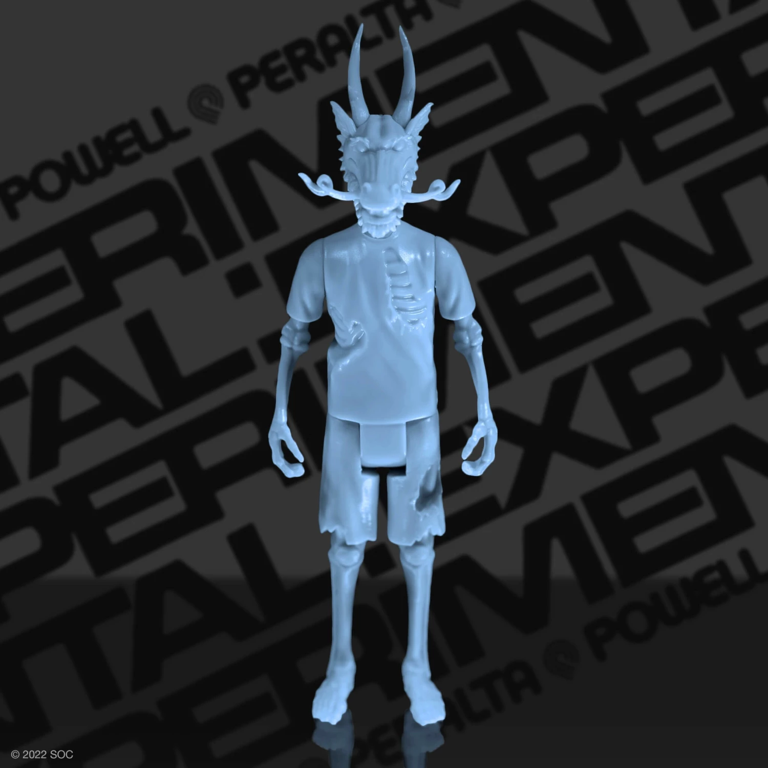 SUPER7 Powell-Peralta ReAction Figure Wave 1A - Steve Caballero Chinese Dragon (Unpainted) 4 SUPER7 Powell-Peralta ReAction Figure Wave 1A - Steve Caballero Chinese Dragon (Unpainted) - Image 2