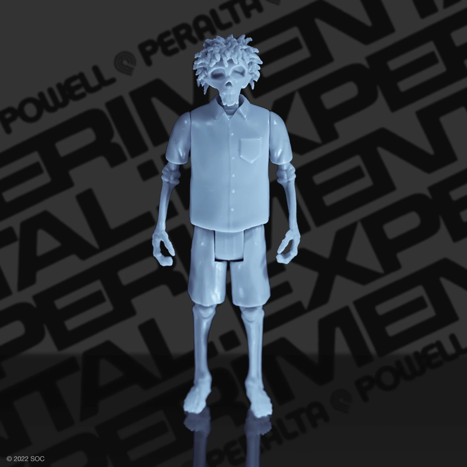 SUPER7 Powell-Peralta ReAction Figure Wave 1A -Steve Steadham (Unpainted) 4 SUPER7 Powell-Peralta ReAction Figure Wave 1A -Steve Steadham (Unpainted) - Image 2