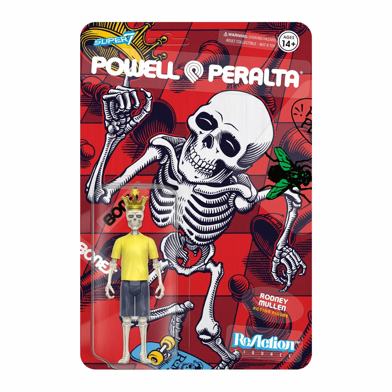 SUPER7 Powell-Peralta ReAction Figure Wave 2 - Rodney Mullen 3 SUPER7 Powell-Peralta ReAction Figure Wave 2 - Rodney Mullen