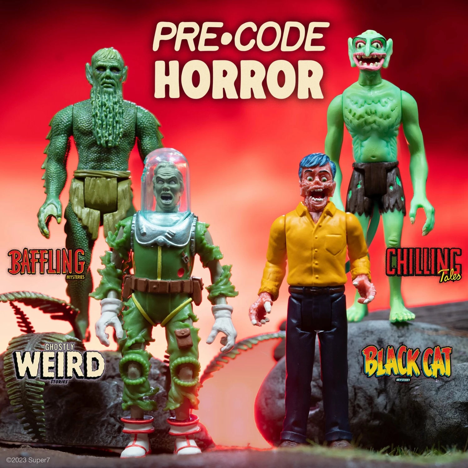 SUPER7 Pre-Code Horror ReAction Figures Wave 1 - Set Of 4 4 SUPER7 Pre-Code Horror ReAction Figures Wave 1 - Set Of 4 - Image 2