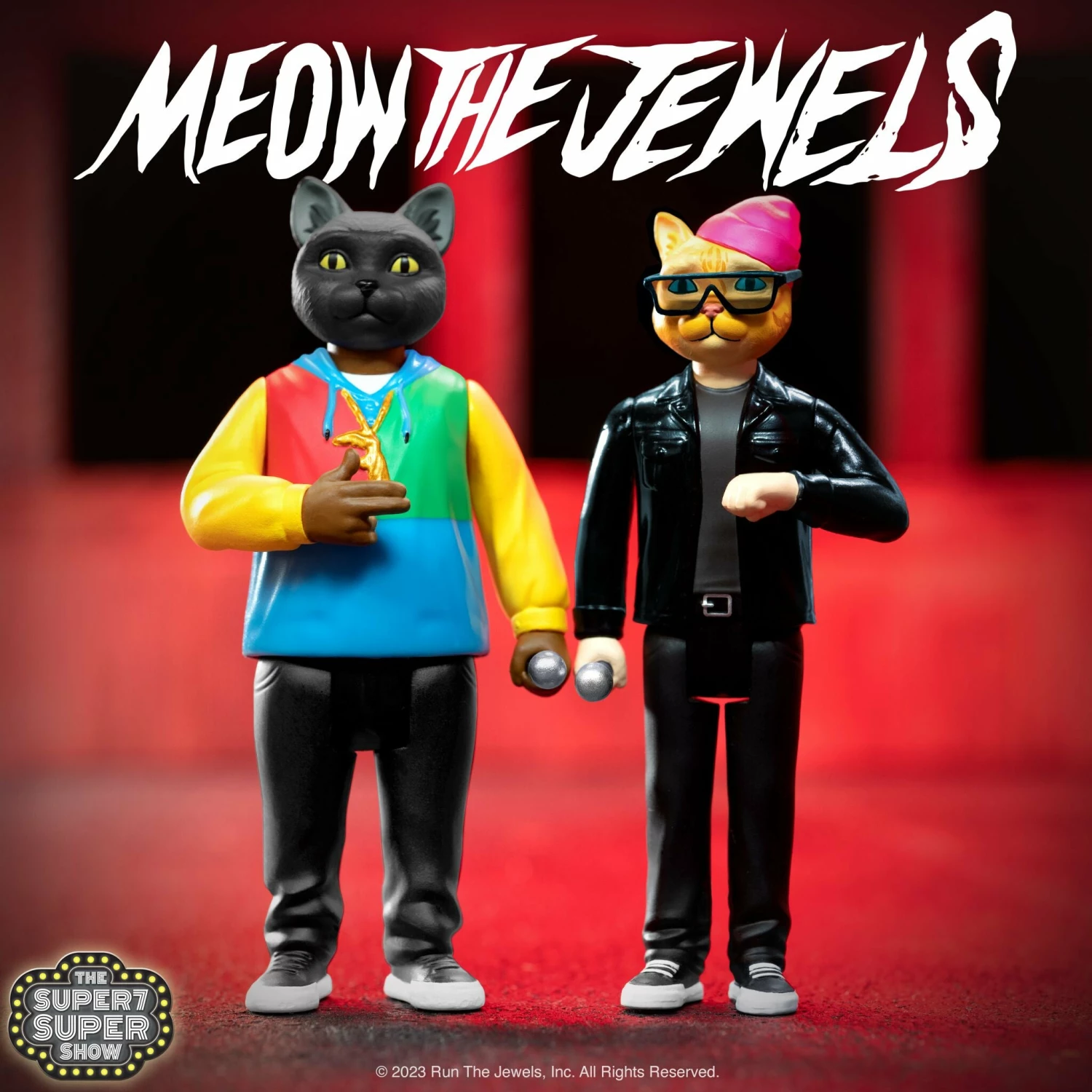 SUPER7 Run The Jewels ReAction Wave 3 Set - Meow The Jewels Killer Mike And El-P 4 SUPER7 Run The Jewels ReAction Wave 3 Set - Meow The Jewels Killer Mike And El-P - Image 2