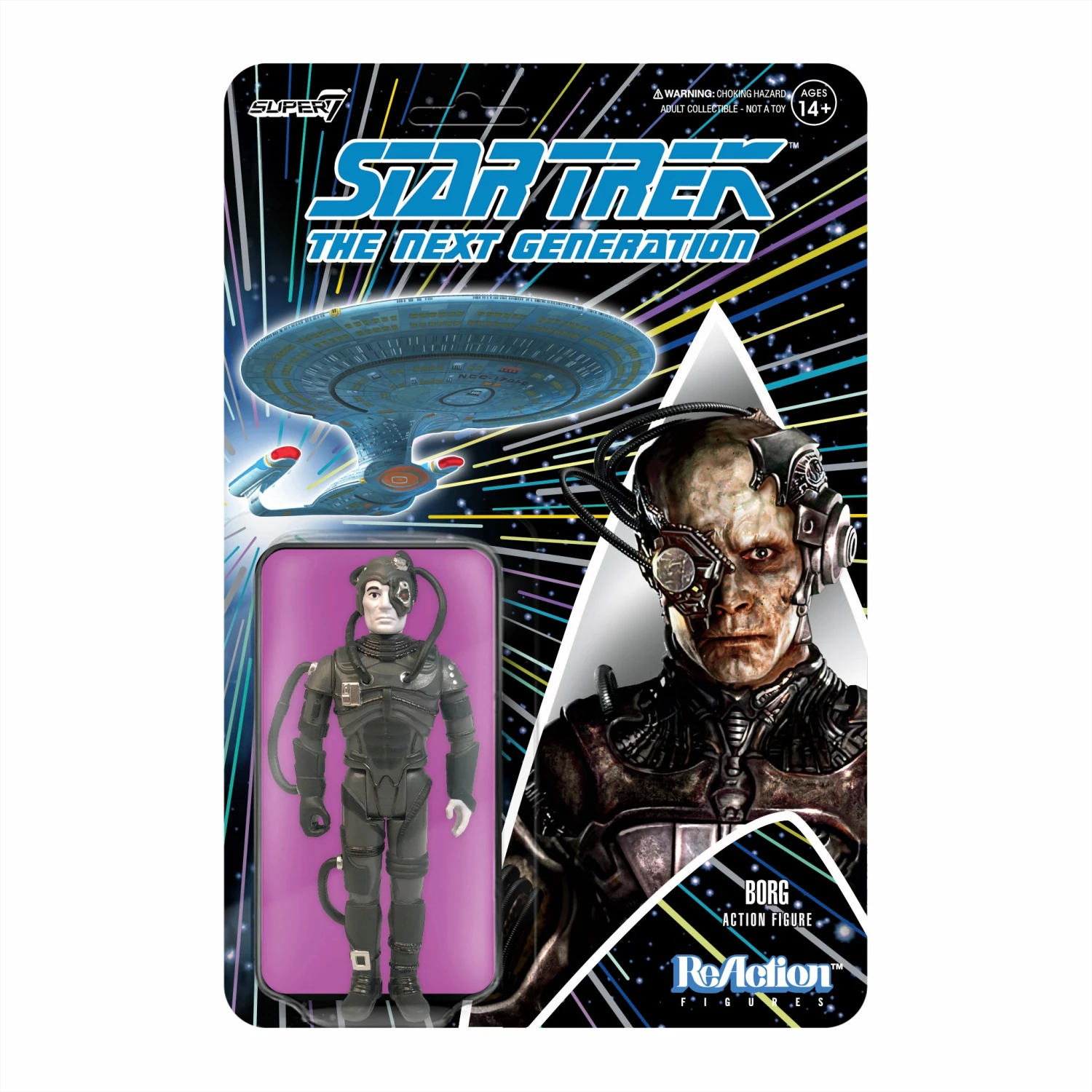 SUPER7 Star Trek: The Next Generation ReAction Figure Wave 1 - Borg 3 SUPER7 Star Trek: The Next Generation ReAction Figure Wave 1 - Borg