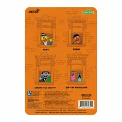 SUPER7 Sesame Street ReAction Wave 1 - Ernie -SUPER7 SHOP RE SesameStreet W1 Ernie CardBack