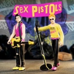 SUPER7 Sex Pistols ReAction Figures W2 - Sid Vicious (Never Mind The Bollocks) -SUPER7 SHOP RE SexPistols W2 Group Hero comp