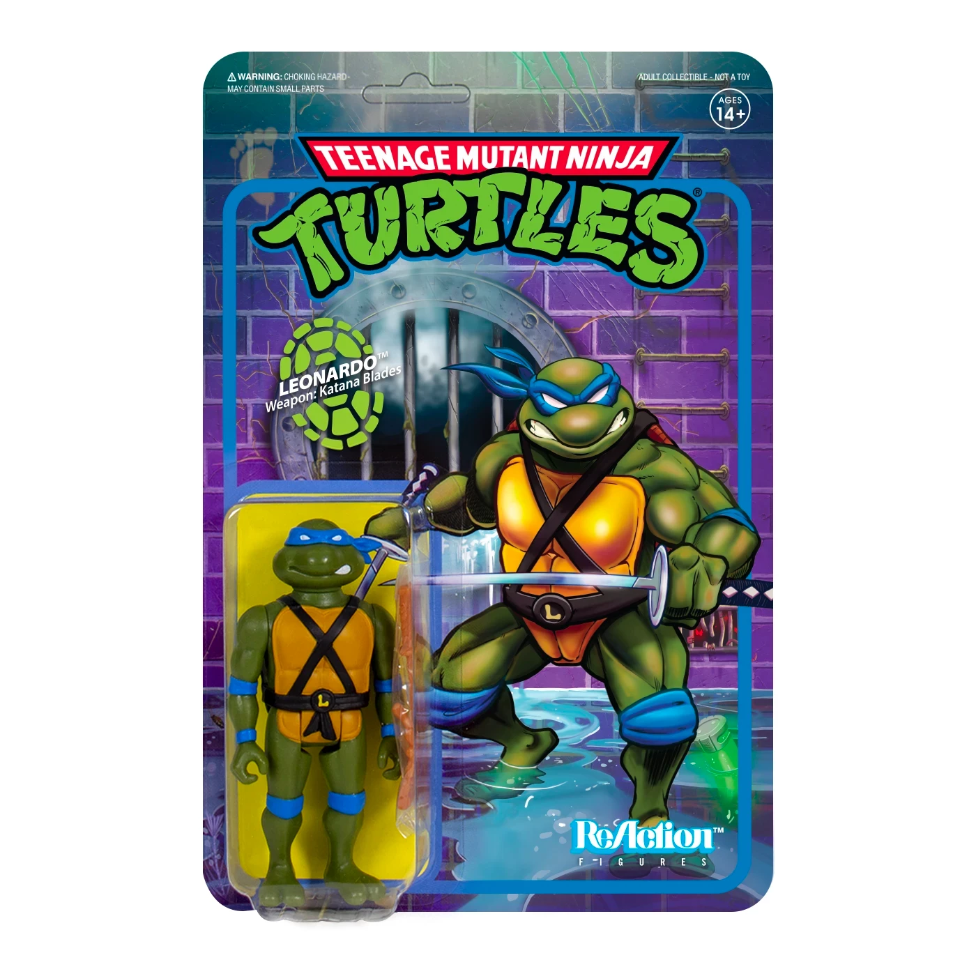 SUPER7 Teenage Mutant Ninja Turtles ReAction Figure - Leonardo 3 SUPER7 Teenage Mutant Ninja Turtles ReAction Figure - Leonardo