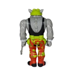 SUPER7 Teenage Mutant Ninja Turtles ReAction Figure - Rocksteady -SUPER7 SHOP RE TMNTRocksteady BACK