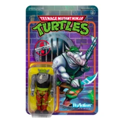 SUPER7 Teenage Mutant Ninja Turtles ReAction Figure - Rocksteady