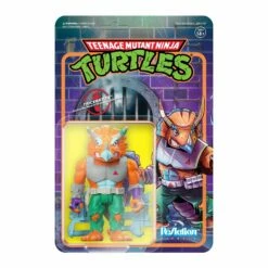 SUPER7 Teenage Mutant Ninja Turtles ReAction Set - Wave 6 (Set Of 4) -SUPER7 SHOP RE TMNT W6 Triceraton Card 2048 9c67af8b 78ad 4ae5 a8db 11e975fda71a