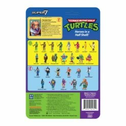 SUPER7 Teenage Mutant Ninja Turtles ReAction Wave 6 - Triceraton -SUPER7 SHOP RE TMNT W6 Triceraton backofcard 2048