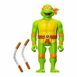 SUPER7 Teenage Mutant Ninja Turtles ReAction Wave 7 - Michelangelo Toon -SUPER7 SHOP RE TMNT W7 Toon Michaelangelo 2048