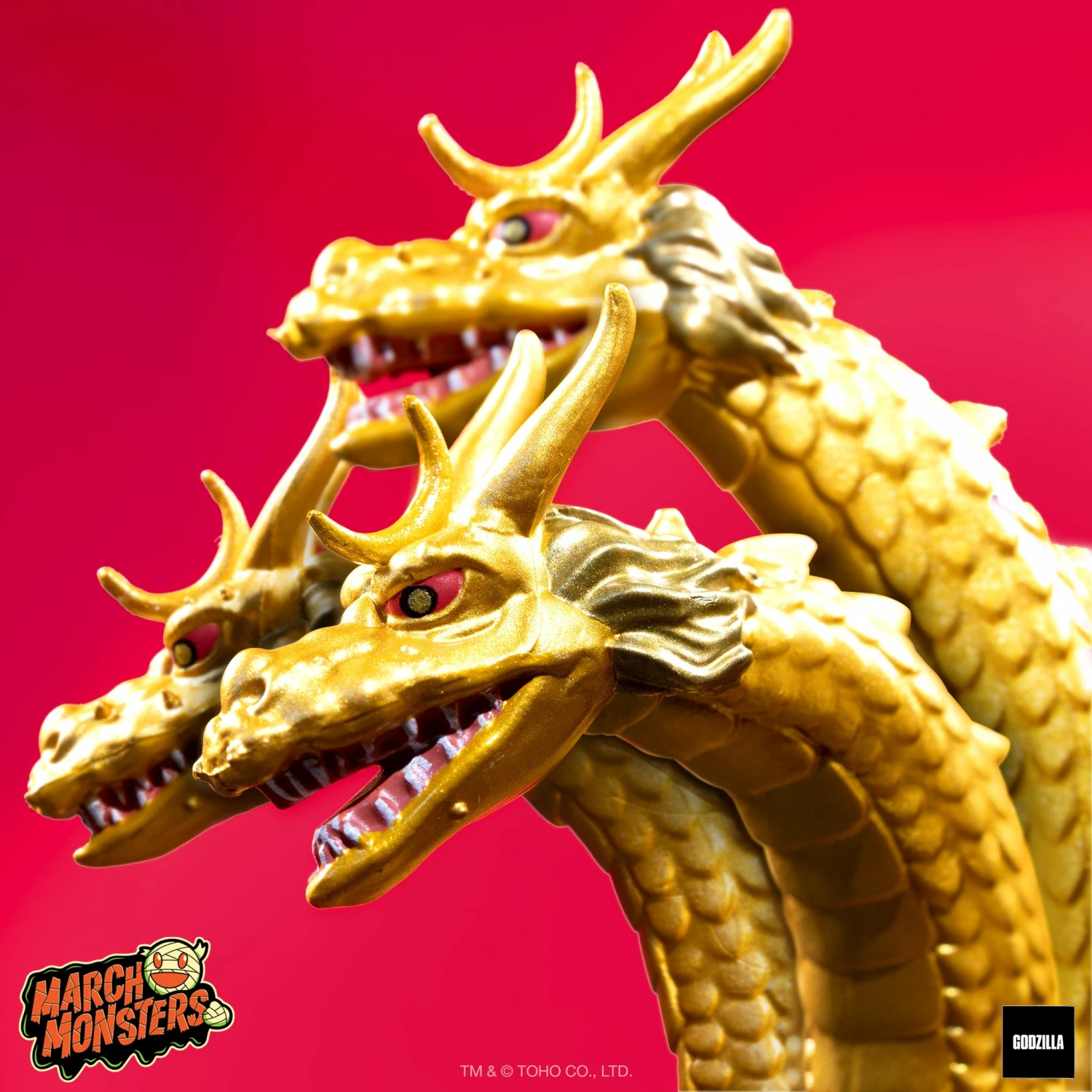 SUPER7 Toho ReAction Figure Wave 2 - King Ghidorah 4 SUPER7 Toho ReAction Figure Wave 2 - King Ghidorah - Image 2