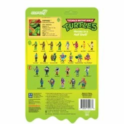 SUPER7 Teenage Mutant Ninja Turtles ReAction - Raphael (Mutagen Ooze) -SUPER7 SHOP RE TeenageMutantNinjaTurtles W1 MutagenOoze Raphael BackofCard 2048