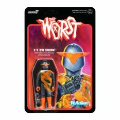 SUPER7 SHOP 32 SUPER7 The Worst ReAction Figures Wave 3 - X-4 (The Shadow)