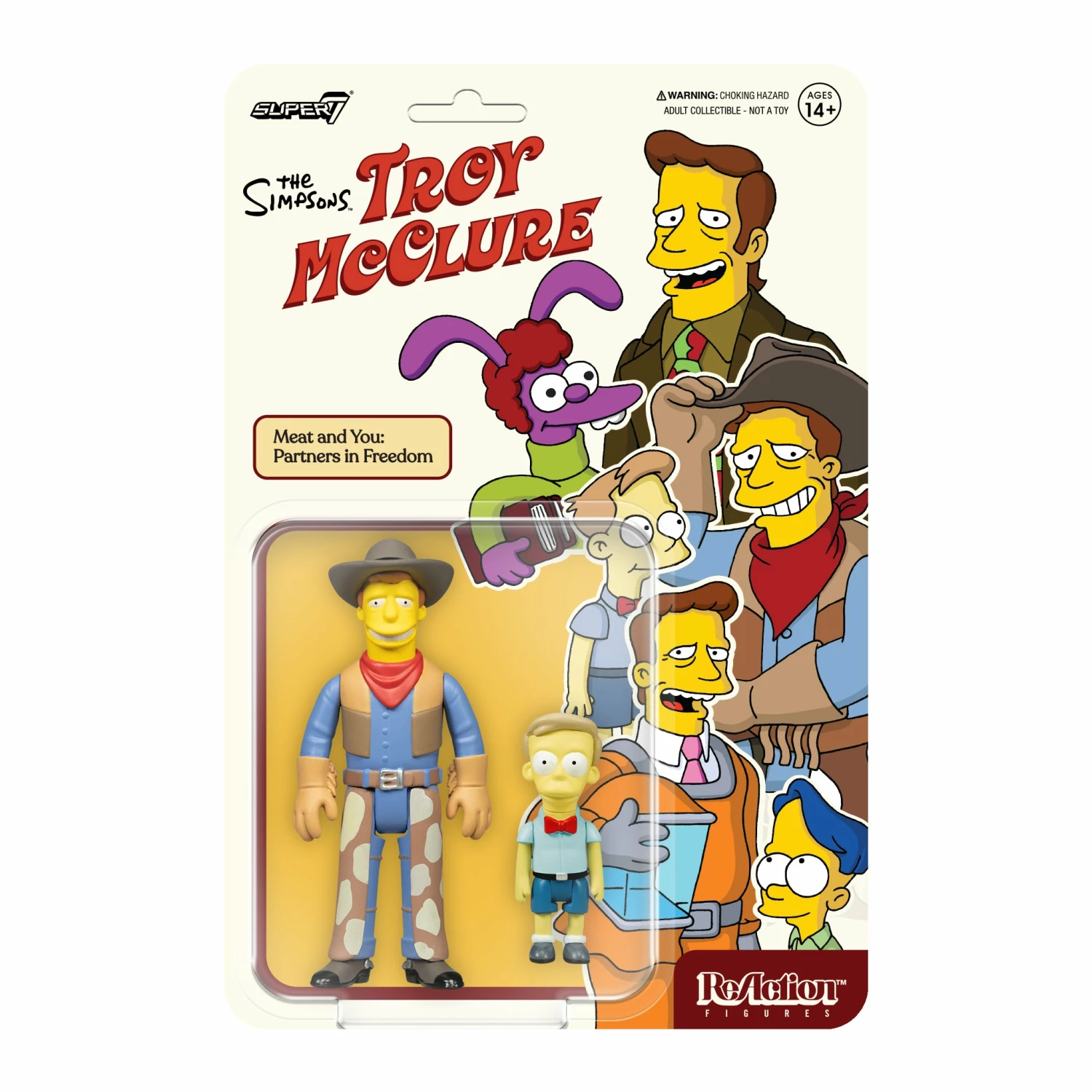 SUPER7 The Simpsons ReAction W2 - Troy McClure (Meat And You: Partners In Freedom) 3 SUPER7 The Simpsons ReAction W2 - Troy McClure (Meat And You: Partners In Freedom)