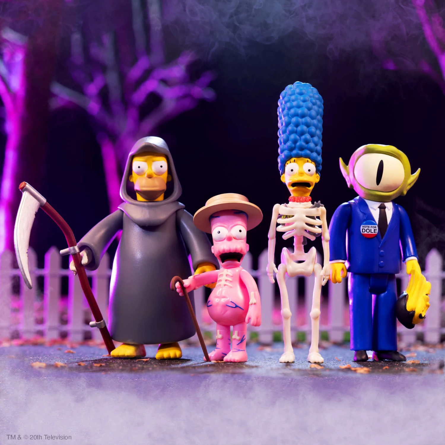 SUPER7 The Simpsons ReAction Figures Wave 3 - Treehouse Of Horror Set Of 4 4 SUPER7 The Simpsons ReAction Figures Wave 3 - Treehouse Of Horror Set Of 4 - Image 2