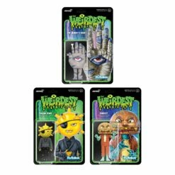 SUPER7 The Weirdest ReAction Figures Wave 2 - Trauma Bomb, Mummy's Hand & Zombeef