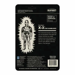 SUPER7 The Worst ReAction Wave 1 - X-3 (Monster Glow) -SUPER7 SHOP RE TheWorst MonsterGlow W1 X 3 BackofCard 2048