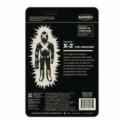 SUPER7 The Worst ReAction Figures Wave 3C - X-2 (Monster Glow) SDCC 22 -SUPER7 SHOP RE TheWorst W3c RemcoGlow X2 backofcard 2048