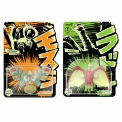 SUPER7 Toho ReAction Wave 1 - Mothra & Rodan (Glow)