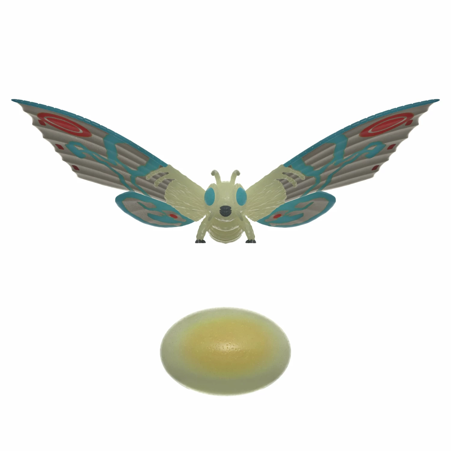 SUPER7 Toho ReAction Figure Wave 1 - Shogun Mothra (Glow) 4 SUPER7 Toho ReAction Figure Wave 1 - Shogun Mothra (Glow) - Image 2