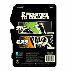 SUPER7 Toho ReAction Figure Wave 1 - Shogun Rodan (Glow) -SUPER7 SHOP RE Toho W1 Shogun Glow Rodan BackofCard 2048