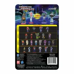 SUPER7 Transformers ReAction Figure - Optimus Santa -SUPER7 SHOP RE Transformers OptimusPrimeSanta backofCard 2048