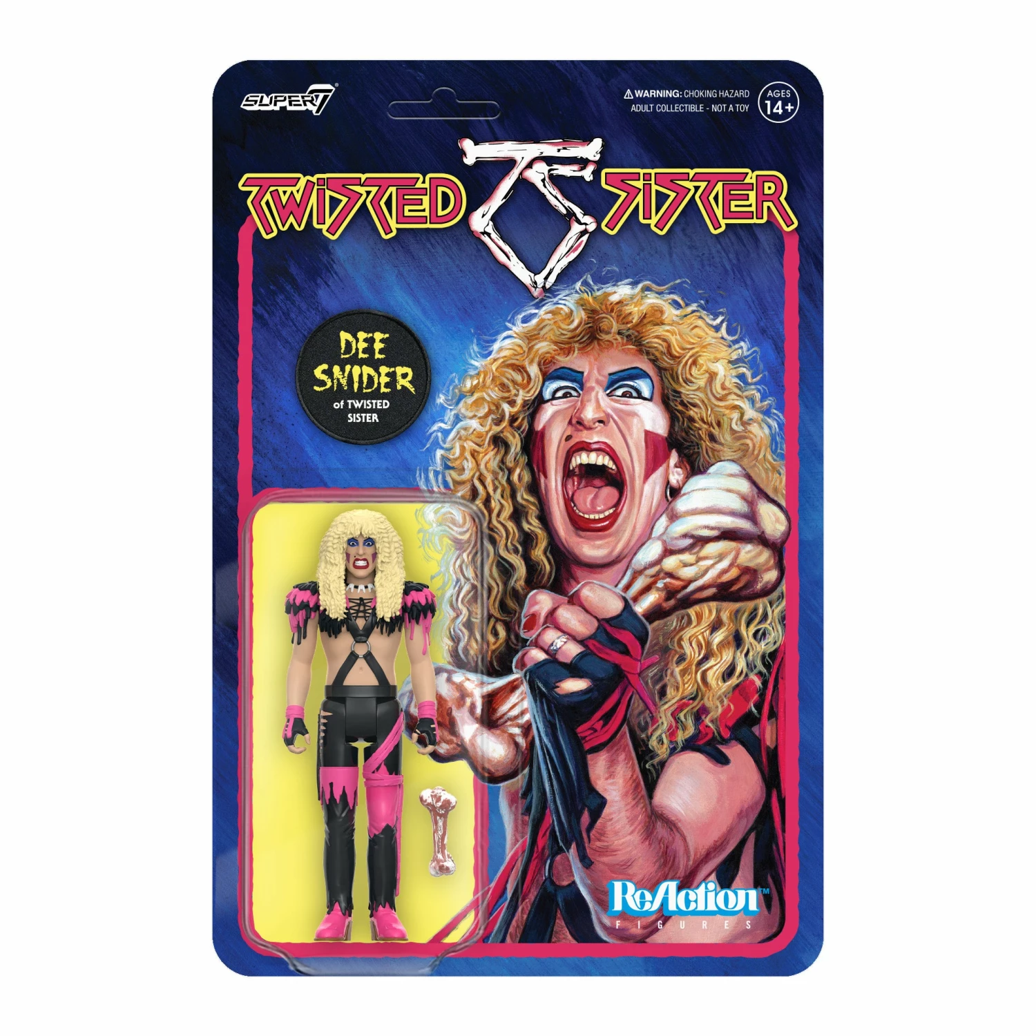 SUPER7 Twisted Sister ReAction Figures - Dee Snider 3 SUPER7 Twisted Sister ReAction Figures - Dee Snider