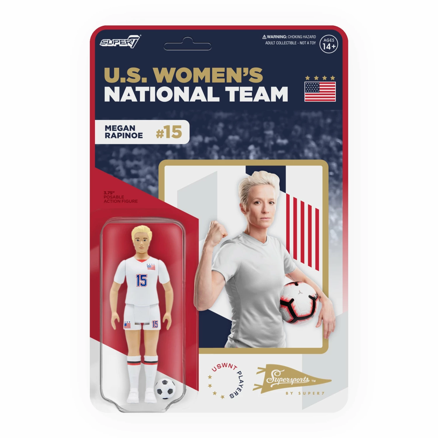 SUPER7 USWNT Players Supersports Figure - Megan Rapinoe 3 SUPER7 USWNT Players Supersports Figure - Megan Rapinoe