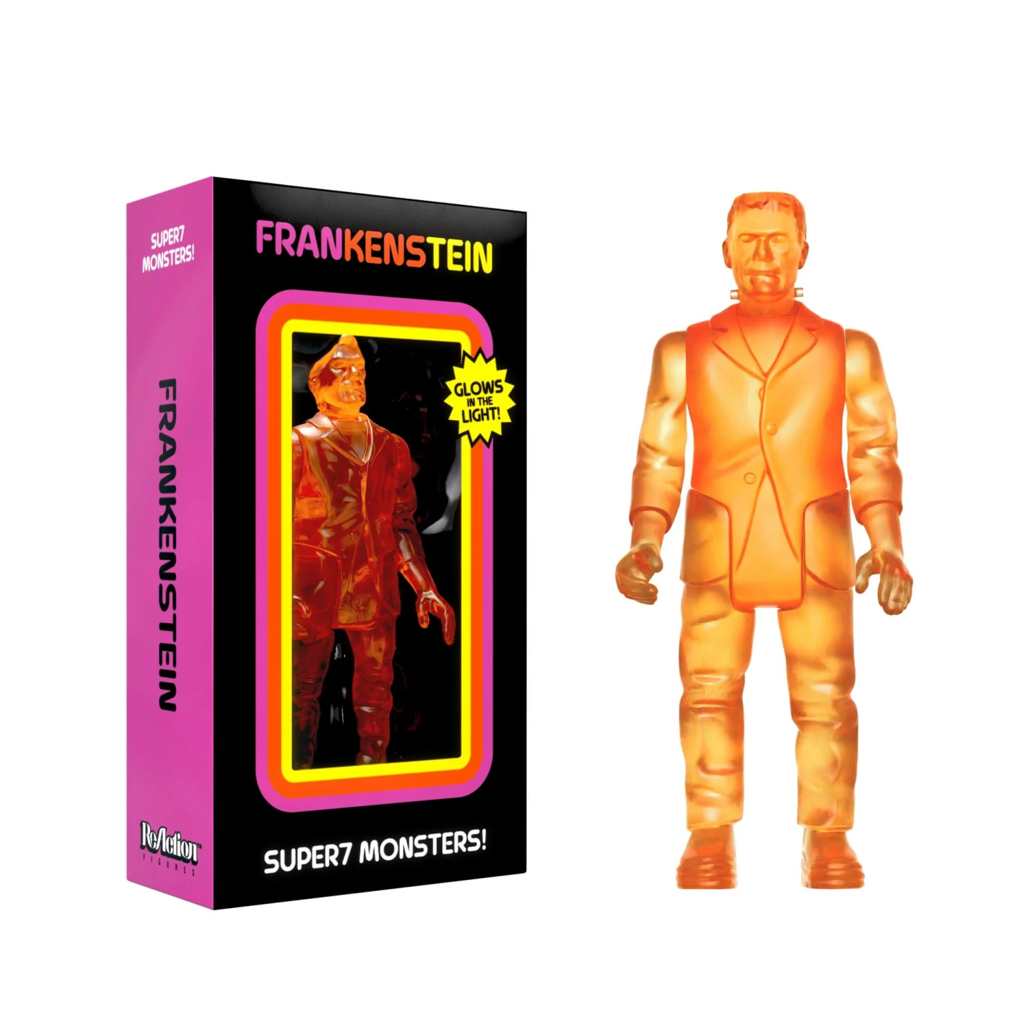 SUPER7 Universal Monsters ReAction - Frankenstein (Luminators) 3 SUPER7 Universal Monsters ReAction - Frankenstein (Luminators)