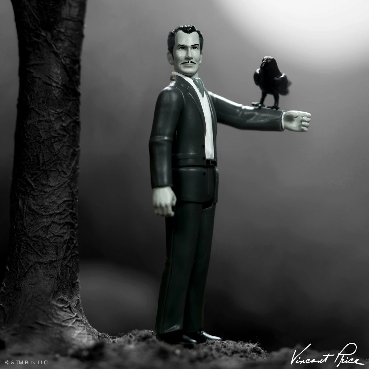 SUPER7 Vincent Price ReAction - Vincent Price (Grayscale) 5 SUPER7 Vincent Price ReAction - Vincent Price (Grayscale) - Image 3
