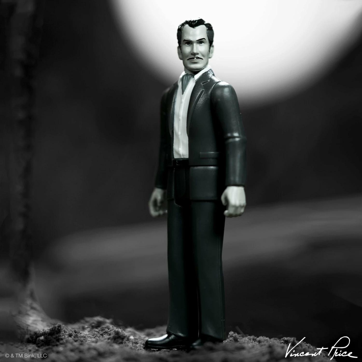SUPER7 Vincent Price ReAction - Vincent Price (Grayscale) 6 SUPER7 Vincent Price ReAction - Vincent Price (Grayscale) - Image 4