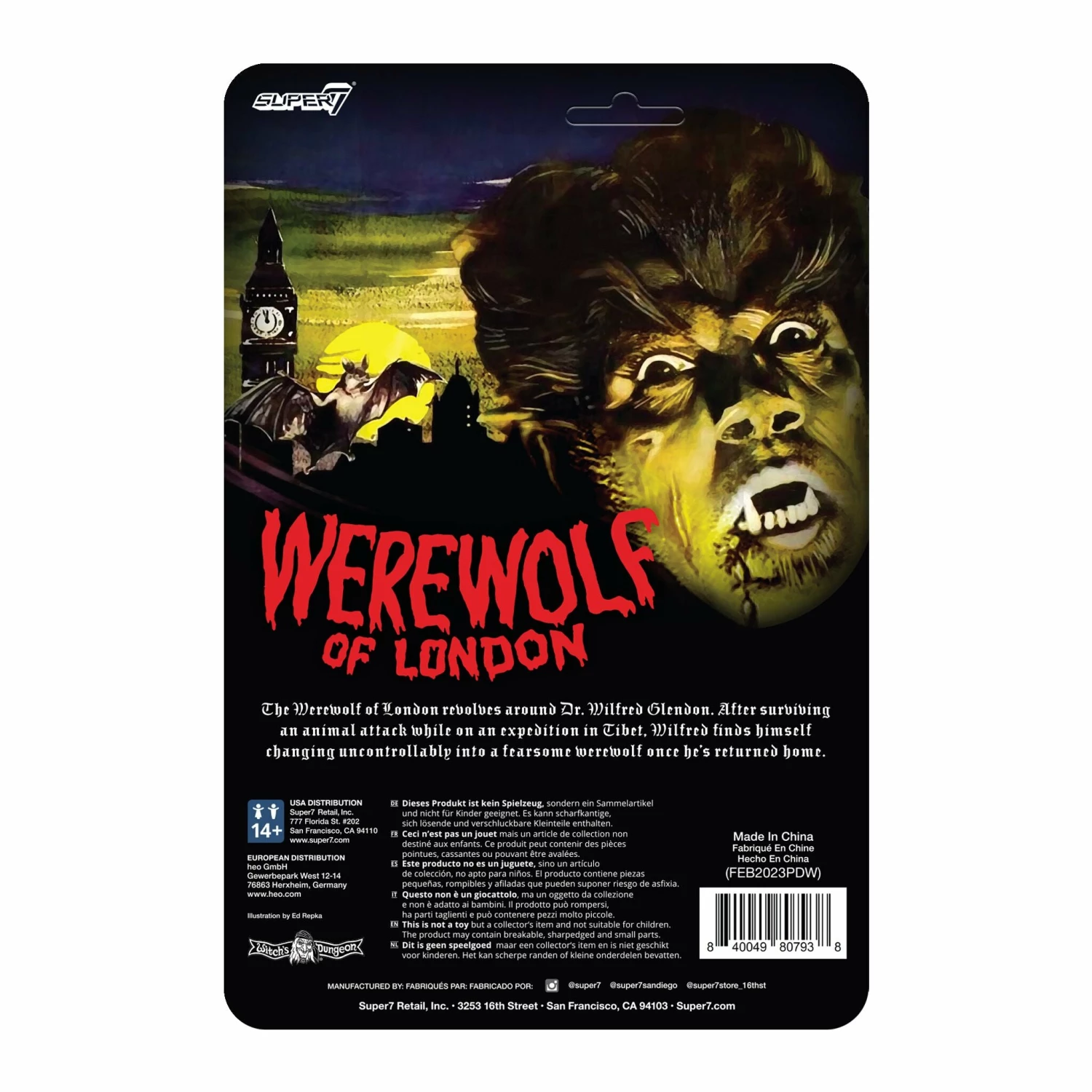 SUPER7 Werewolf Of London ReAction - Werewolf Of London 7 SUPER7 Werewolf Of London ReAction - Werewolf Of London - Image 5